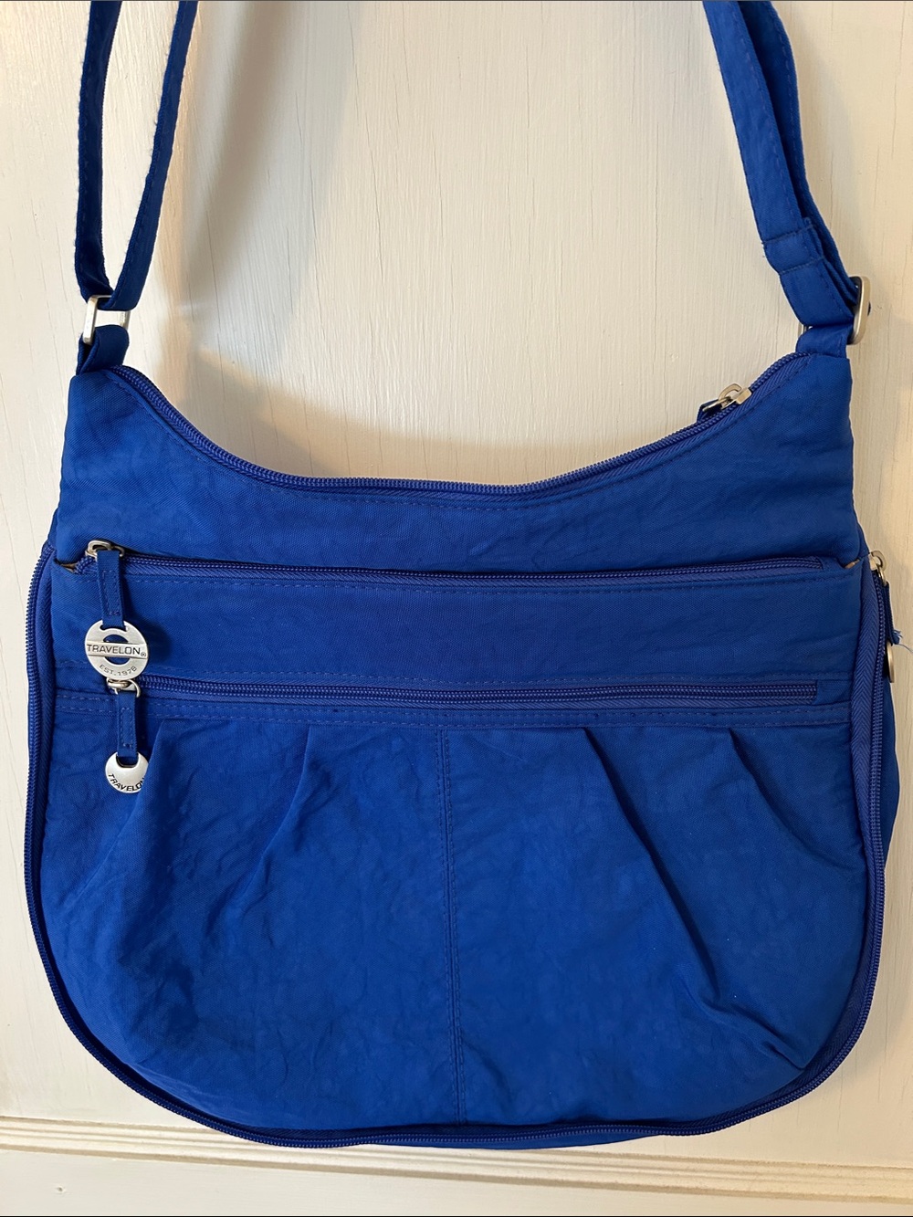 Travelon Royal Blue Crossbody Bag.